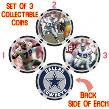 ERIK WILLIAMS - LEGENDARY COWBOYS FOOTBALL PLAYER - COLLECTABLE COIN SET