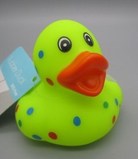 SUNNY DAYS Multi-Color POLKA DOTS Rubber Duck  Ages 4 Months