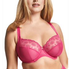 Sculptresse by Panache Harmony Plunge Underwire Bra 10836 Hot Pink 38GG/38 J