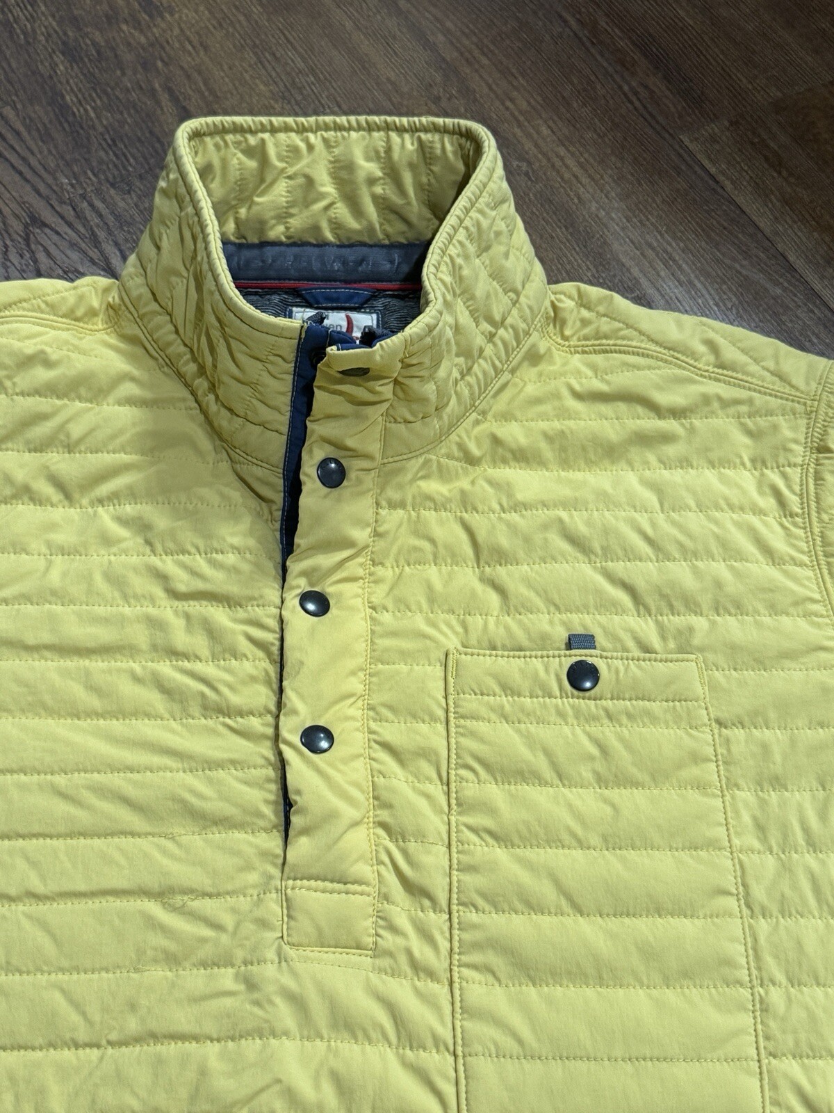 Relwen Windzip Pullover, Size M medium Yellow Ins… - image 3