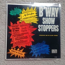 STRADIVARI & SILVER STRINGS BROADWAY SHOW STOPPERS VINYL LP CORONET CX 189