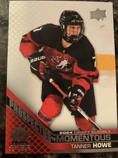 Tanner Howe 2022 team canada juniors prospectus momentous #PM-22