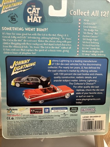 1956 Chevrolet Bus - 2003 Johnny Lightning Cat in the Hat - Dr. Suess - Picture 6 of 10
