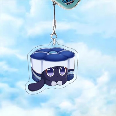 Genshin Impact Raiden Shogun Furina Phone Pendant Backpack Decoration Anime Gift