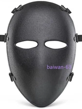 US！！Aramid Ballistic Bullet Proof Level IIIA Full Face Mask CS Field Body Armor