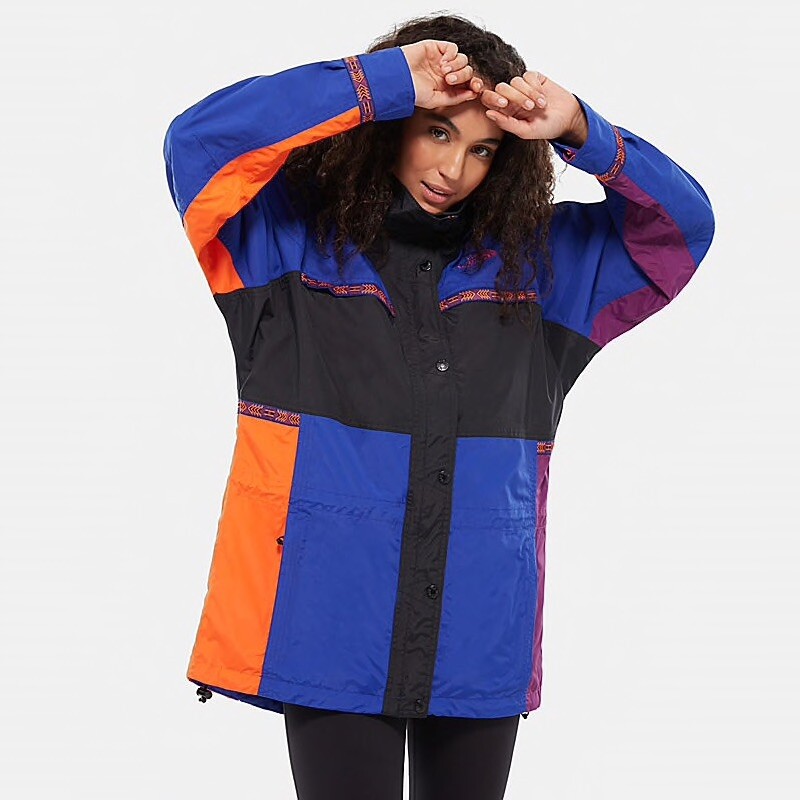 NEW The North Face Women's '92 Retro Rage Aztec Rain Jacket - Multicolor - XL image 8