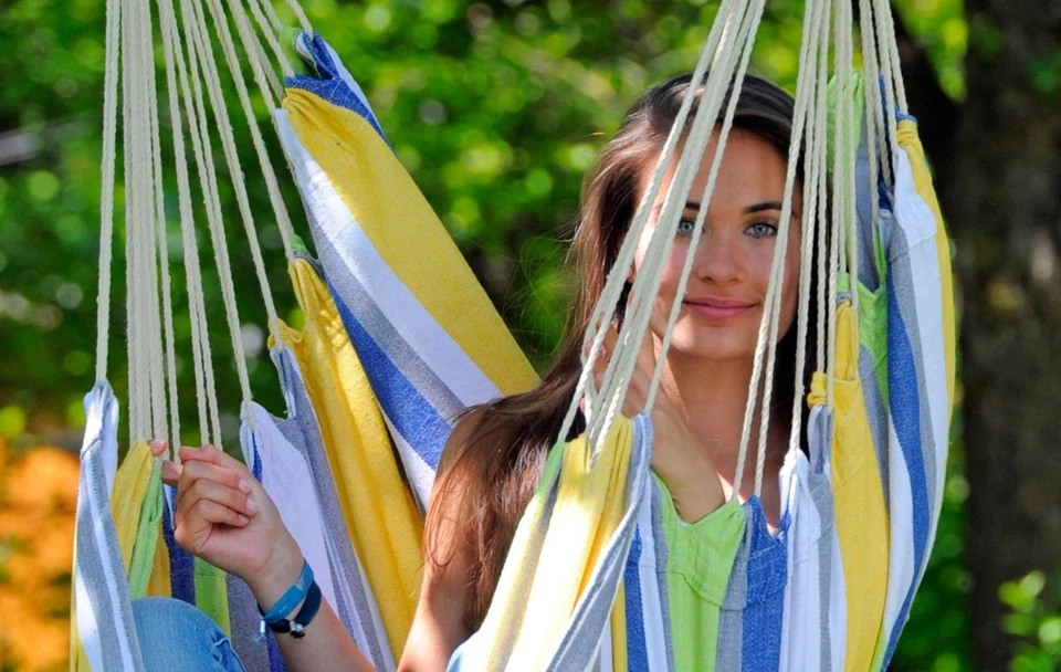 AMAZONAS Hängesessel Relax vulcano kolibri Hängesitz Hängestuhl Hängesack Sessel - Bild 3 von 4