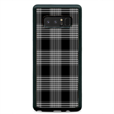 Black Plaid Tartan Case Cover For Samsung Galaxy S23 S22 Plus Ultra S21+ S20
