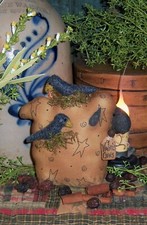 Patti's Ratties Primitive Spring Easter Sheep Lamb Crow Paper Pattern 419