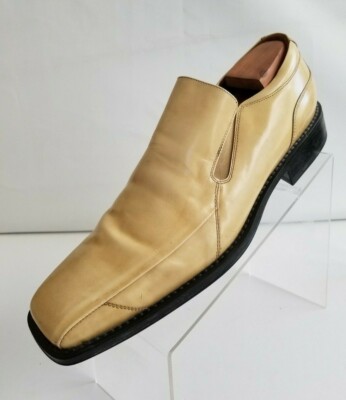Kenneth Cole Square New York Brown Leather Slip-On Loafers REACTION Ballad Band Loafer – Cognac Men | Kenneth Cole main image 3