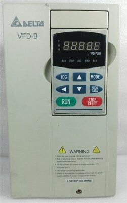 Used VFD037B43A VFD-037B43A 380V 3.7KW Inverter Delta Tested vo | eBay ...