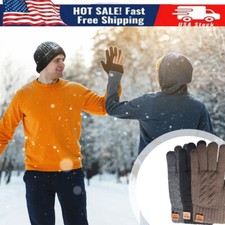 Winter Unisex Gloves Cold Weather Warm Gloves with Touchscreen Fingers Daily