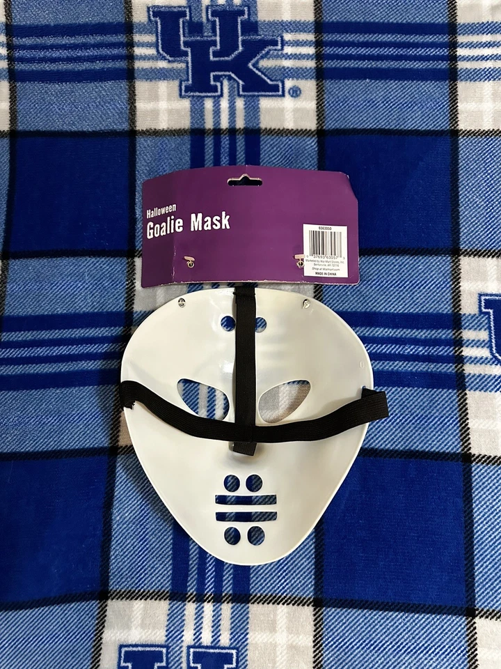 Vintage Jason Hockey Goalie Mask Halloween Costume Friday The 13th Glowing NWTS - Image 2 of 3