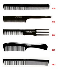 Pettine per capelli parrucchiere colore bianco pettini assortiti Guenzani