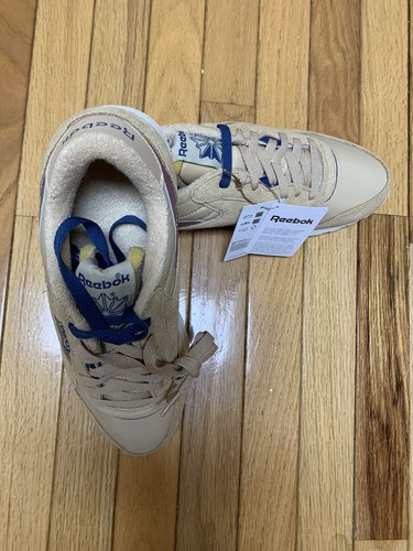 Size 12 Reebok Shoes Men’s Nylon Vintage Course Running Shoes Sahara Ig0652 New - Picture 6 of 7