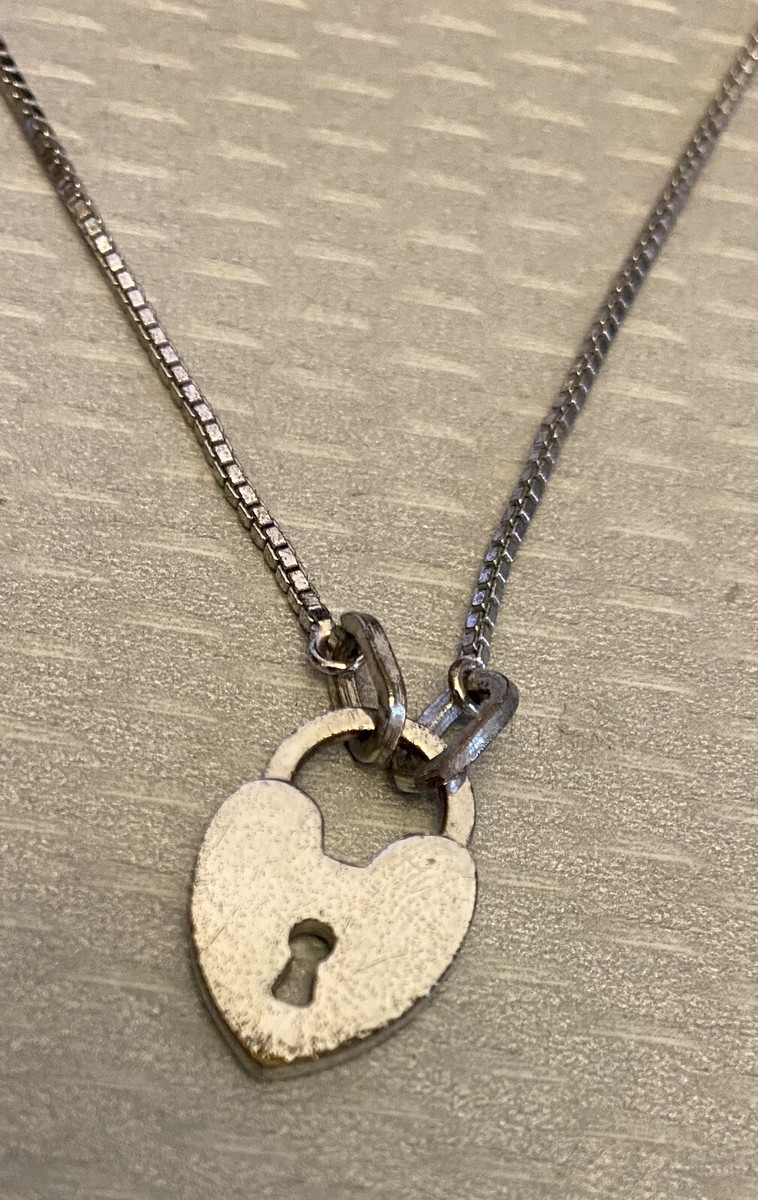 Christian Dior Vintage CD Heart Padlock Logo Charm Pendant