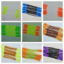 Nimrod's Tackle SILICONE HOT TIPPED SKIRTING TABS / LEGS You Pick 10, 24 or 100