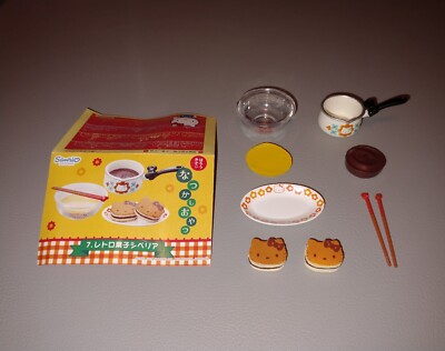 Sanrio Hello Kitty Re-Ment Pfannkuchen Set Schokolade Sauce Kochen Essen japanisch