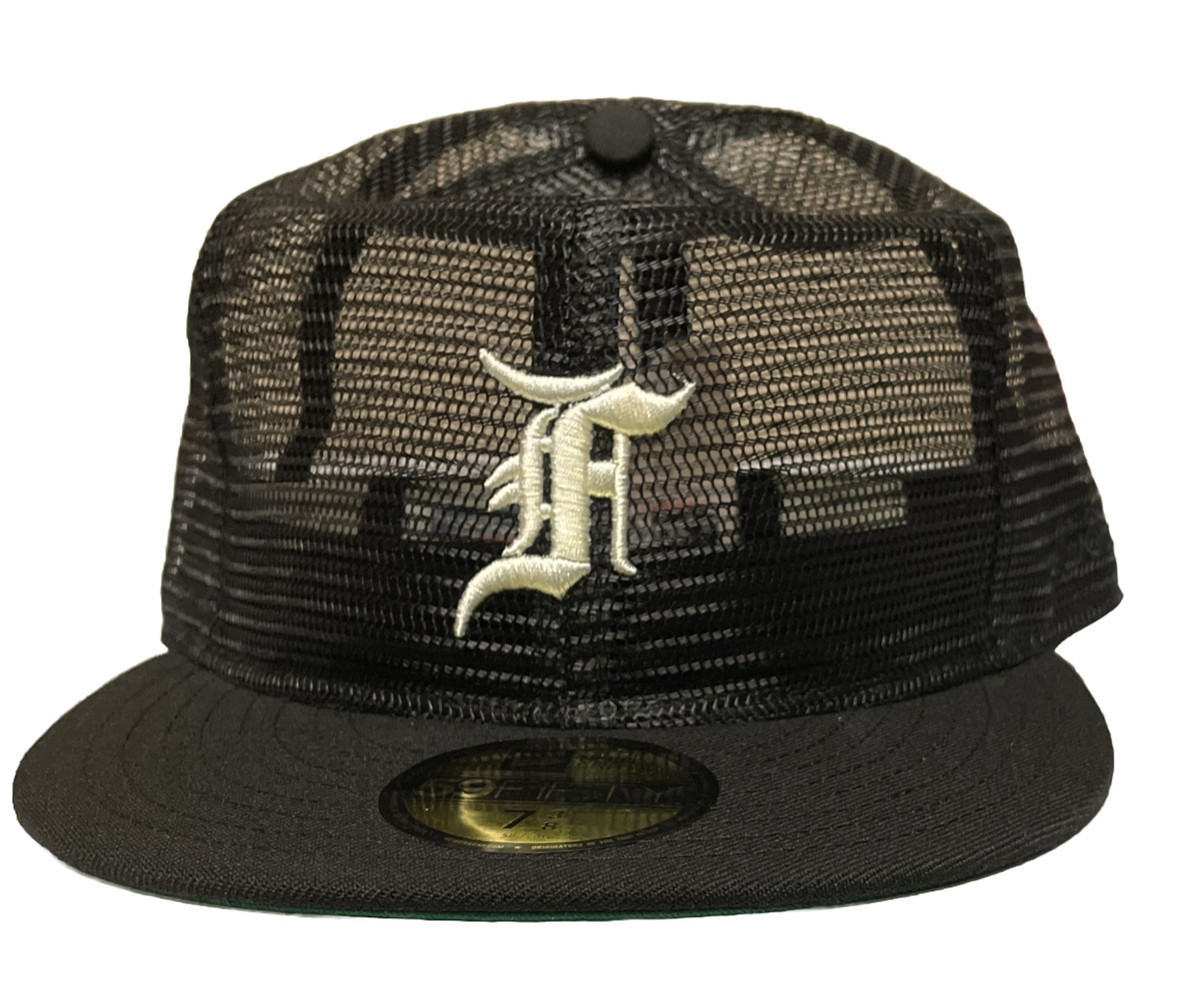 Fear of God x New Era 59Fifty Fitted Black Baseball Hat 7 1