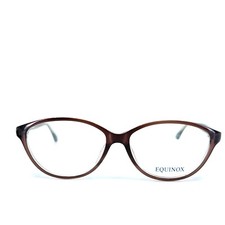 Equinox Eyeglasses EQ303 Brown Round Full Rim Acetate Frames 53[]16 140 mm a2
