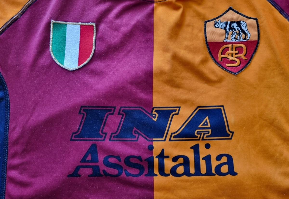 Roma 2001 - 2002 Legea Champions Cup football shirt Kappa