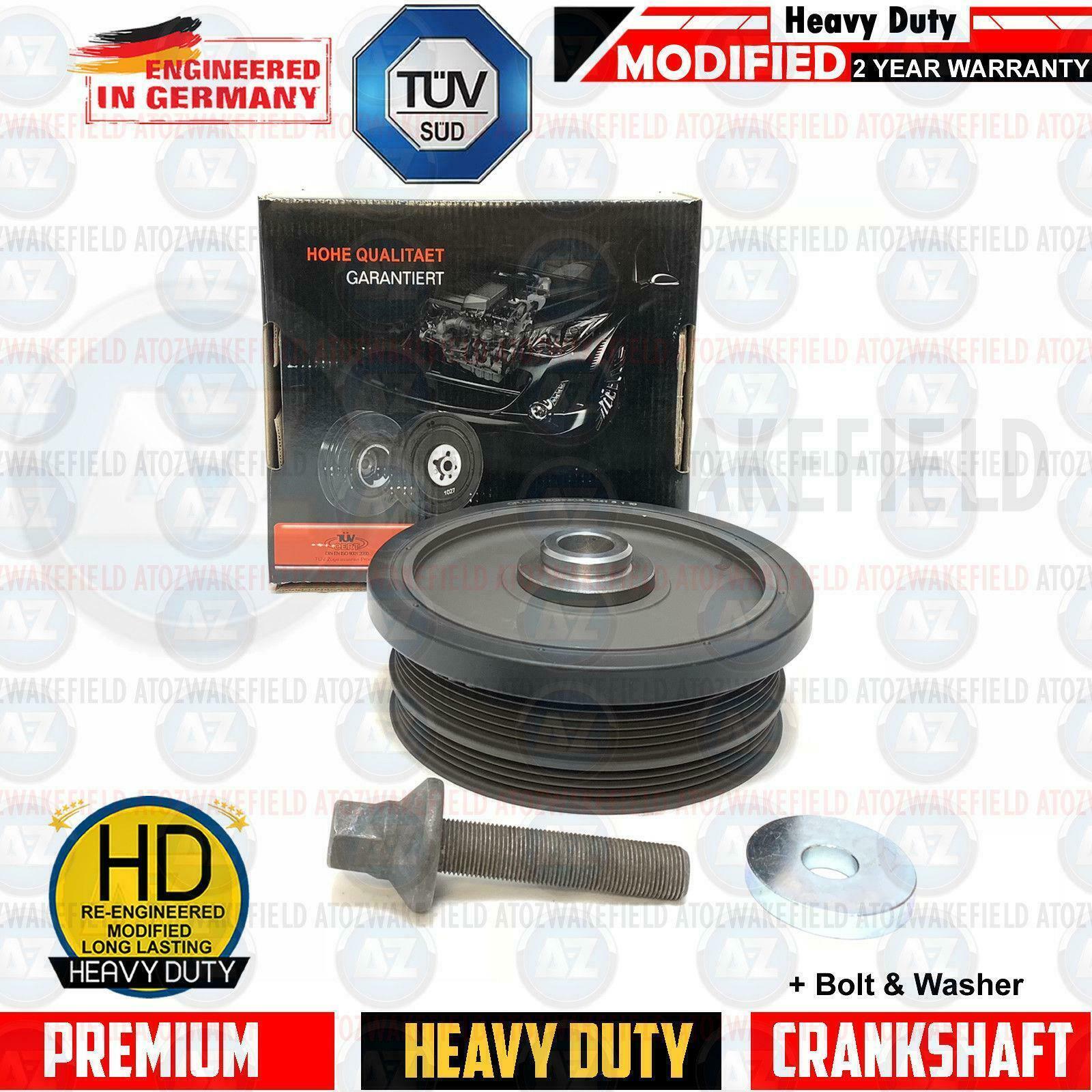 FOR BMW E46 320D DIESEL 20012005 TORSION VIBRATION DAMPER CRANK SHAFT