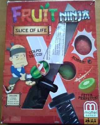 FRUIT NINJA Slice of Life 2011 Mattel Games Spieler 2 Jahre 5+ unvollständig