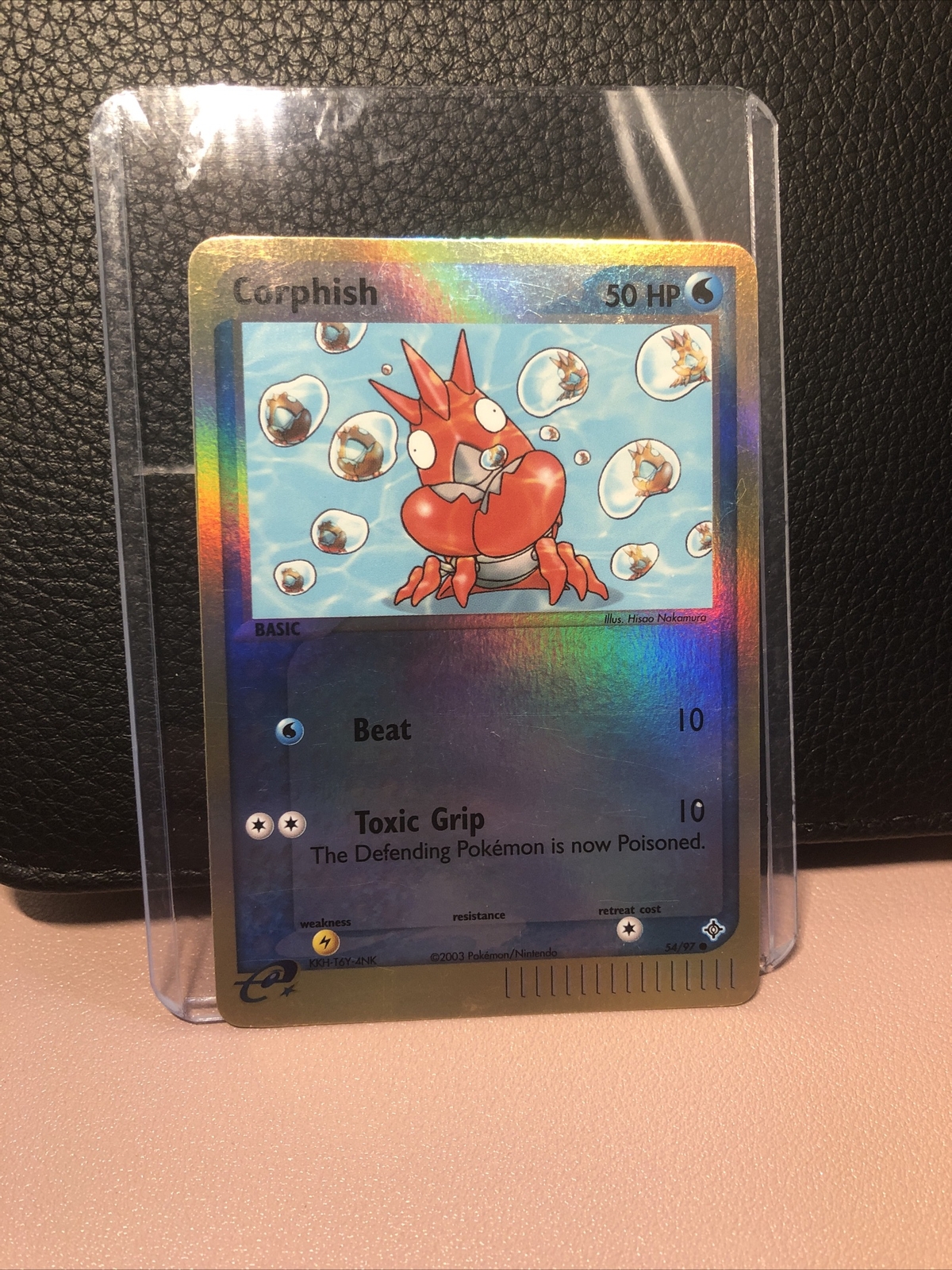 Pokemon TCG 2003 Corphish 54/97 Reverse Holo Near Mint EX Dragon!!