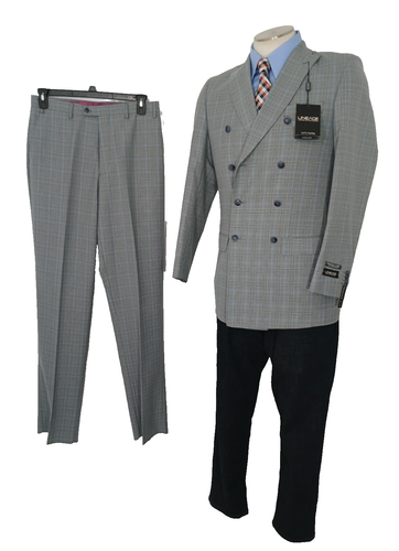 Men's Glen Plaid Lineage Signature Collection Double Breast US 38 Long Summer - Picture 5 of 23