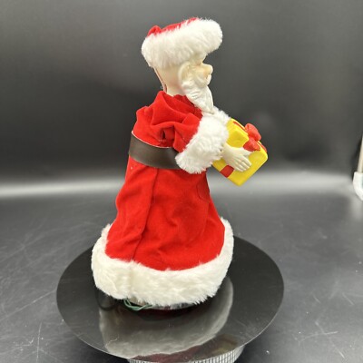 VTG Merry Midget GE Santa Claus Tree Top 10 Inch Table Ornament W