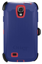 Funda OtterBox DEFENDER con funda para Samsung Galaxy S4 - Berry (azul/rosa)