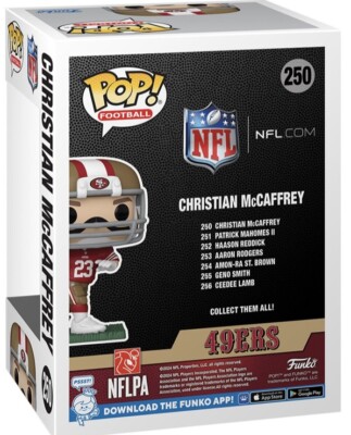 NFL San Francisco 49ers Christian McCaffrey Funko Pop! In Hand | eBay