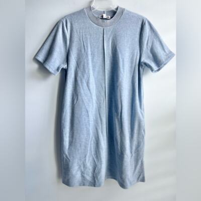 Steve Madden Women's Short Sleeve Sweater Dress - Blue