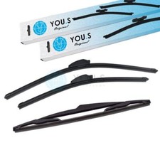 YOU.S Scheibenwischer Wischerblätter SET VORNE + HINTEN für VOLVO XC90 I (275)