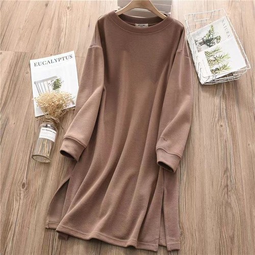 Plus Size Women Pajamas Nightgown Long Sleeve Sleepwear Sleep Dress Nightshirt - Picture 8 of 13