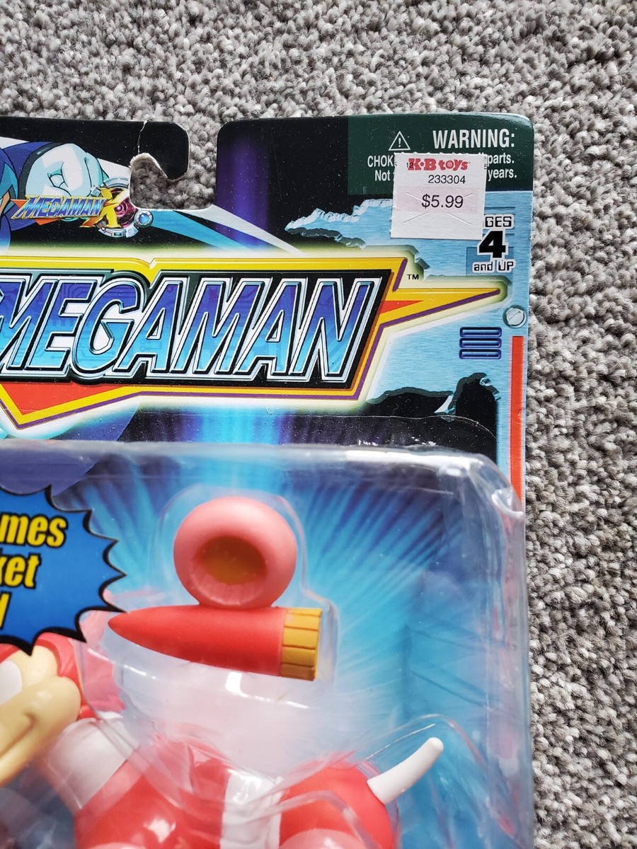 Jazwares 2004 ロックマン ラッシュ アクションフィギュア Mega Man Rush Figure 2004 Jazwares MEGAMAN Capcom RARE & HTF