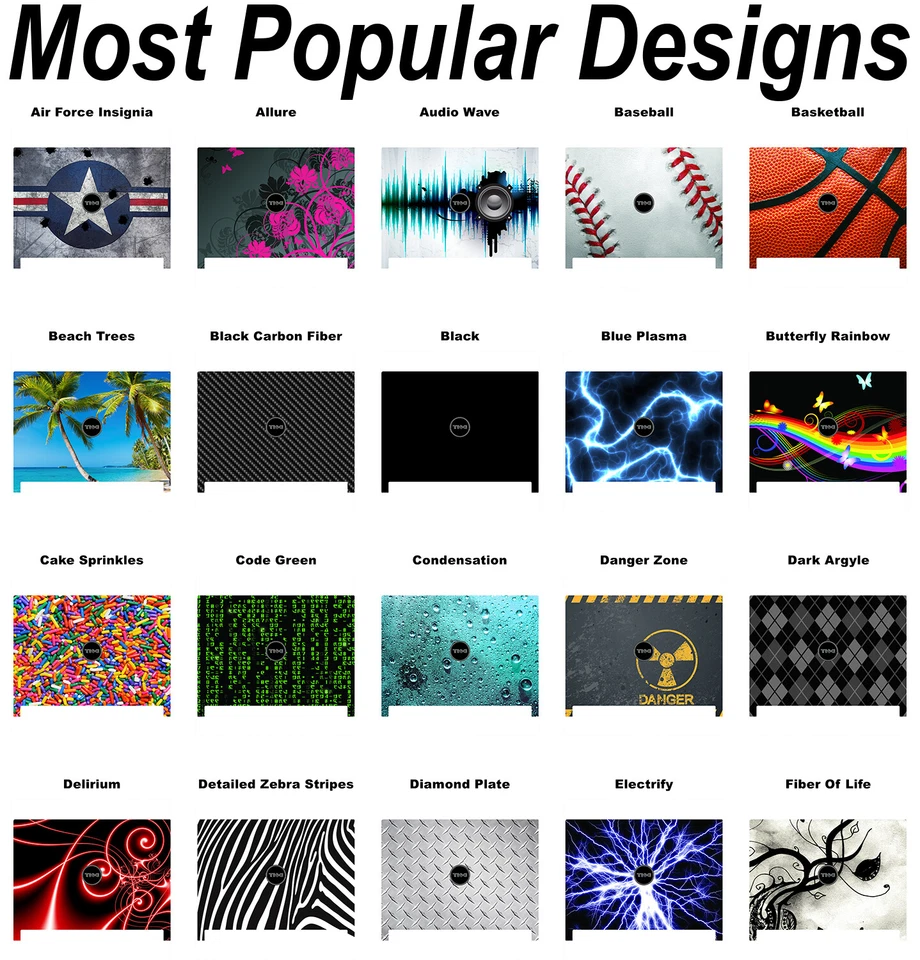 Any 1 Vinyl Sticker/Skin for Dell Inspiron M1530 Laptop Lid - Free US Shipping! - Image 2 of 4