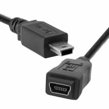 CY 5Pin Mini USB 2.0 Male to mini usb Female Extension data cable 0.5m 5Pin M-F