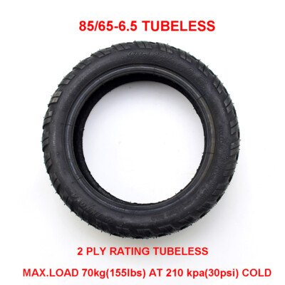85/65-6.5 Electric Balance Scooter Off-Road Tubeless Tyre Mini Pro Balance Bike