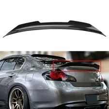 For Infiniti G35 G37 4Door Sedan PSM Rear Trunk Spoiler Wing Lip Carbon Fiber