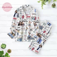 Grey Anatomy Pajamas Set, Grey Anatomy Womens Pajamas, Grey Anatomy Pajamas For