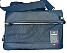 Borsa a tracolla Bianchi 2 vie TBPI-03 nera A4 Celeste borsa da viaggio bicicletta tracolla