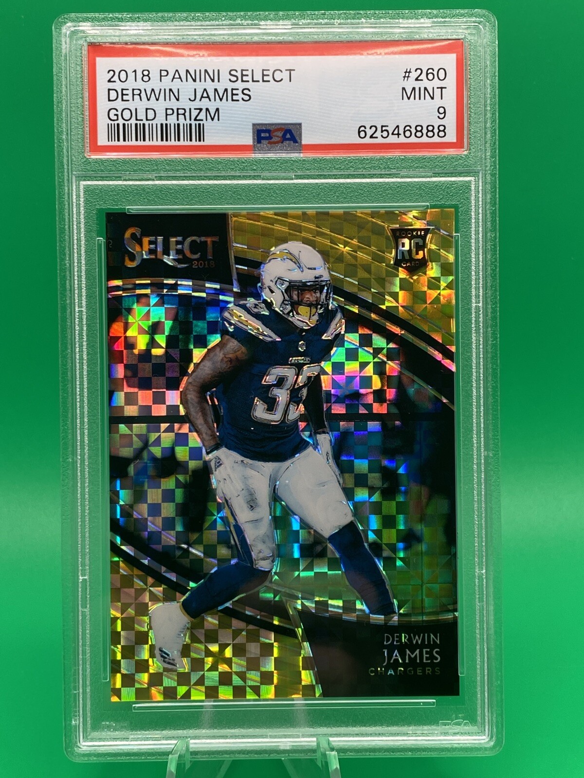 Derwin James Panini Select #260 Gold