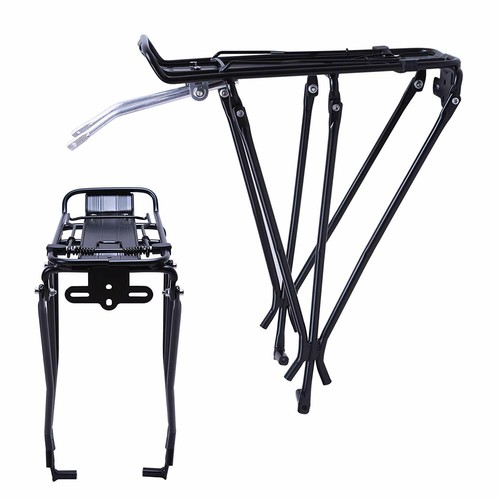 Alloy Bicycle Rear Cargo Rack Carrier Luggage Pannier Rack for Disc Brake Bikes - Picture 1 of 6