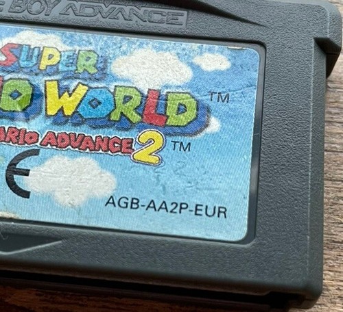 Super Mario Advance 2 Super Mario World Nintendo Gameboy Advance Game, GENUINE! - Picture 3 of 5