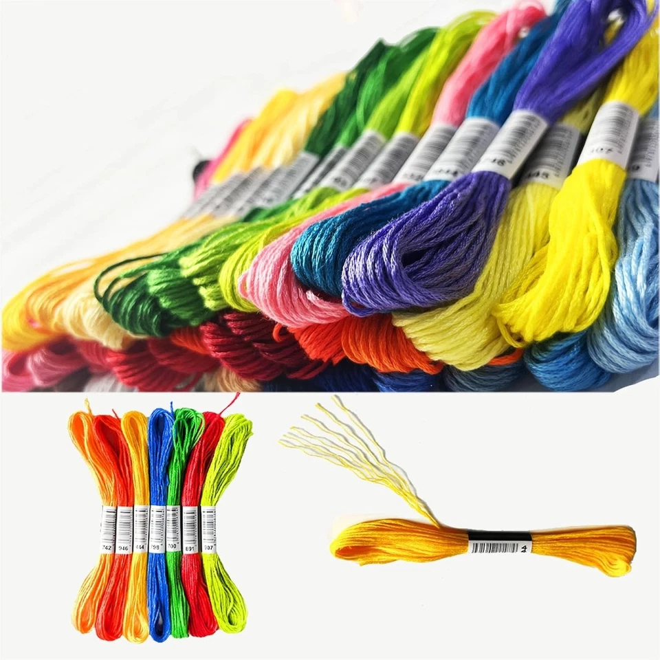 50 SKEINS Embroidery Floss Set Including Cross Stitch Threads - Image 3 of 4