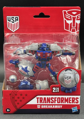 Transformers USA Soccer Breakaway 6'' action figure 2 in 1 Hasbro NEW