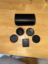 Vintage Koma Aux Camera Lens Set Wide Angle  Telephoto Made In Japan with Case