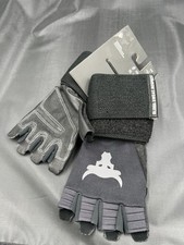 Under Armour Project Rock Training Gloves Leather Weightlifting Men  s L NWT