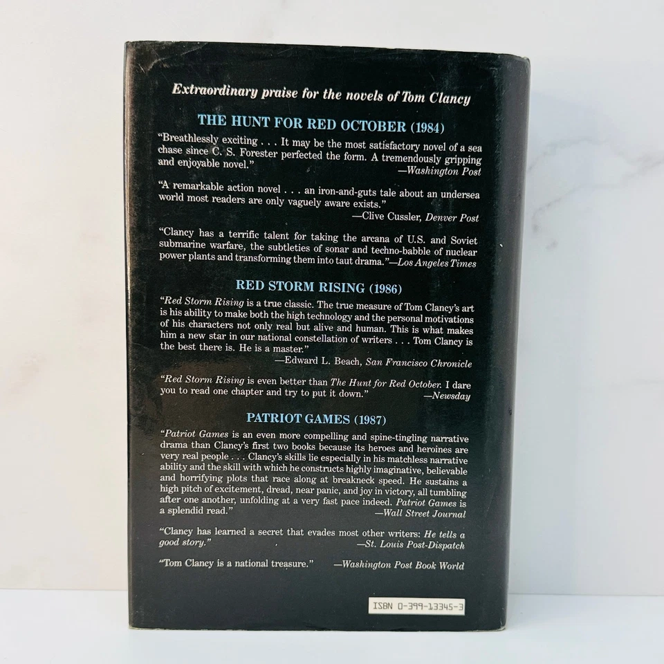 💠 THE CARDINAL OF THE KREMLIN by Tom Clancy – Bookplate Signed 1st/1st HC DJ Foto 2 de 4